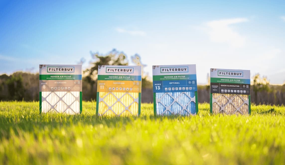 Filterbuy MERV 8, MERV 11, MERV 13, and odor eliminator filters for choosing the best MERV filter for your home.