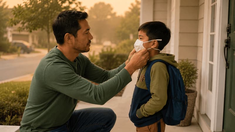 Kids' Wildfire Smoke Masks: Age-Appropriate KN95s and Clean Air for Babies