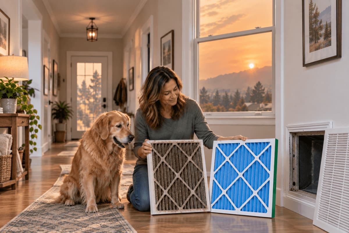 Signs Your Air Filter Is Clogged From Smoke (And How Fast It Happens)