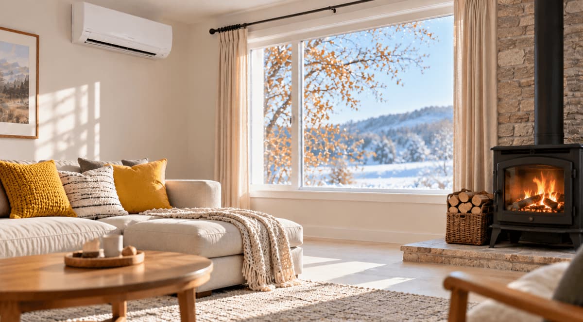 Mini Split vs. Wood or Pellet Stove: Cost, Comfort, and Indoor Air Quality