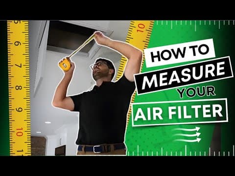 How To Measure Your Air Filter
