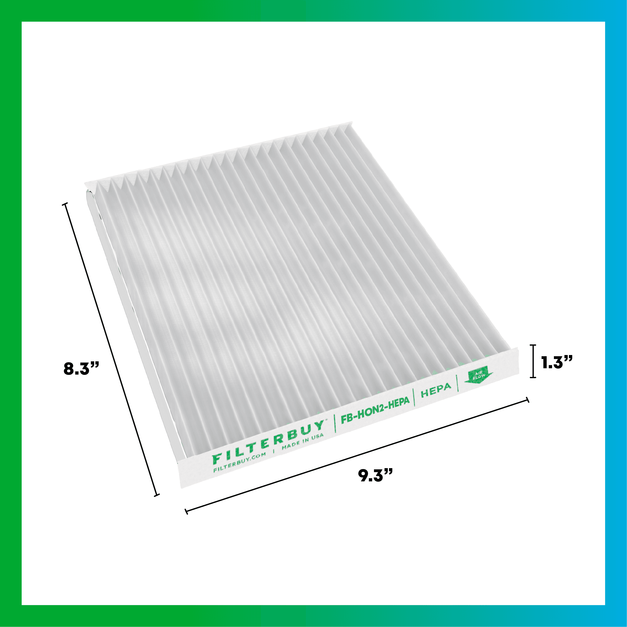 Filterbuy auto cabin filter 6037C for Honda HR-V - 1 Quantity