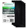 Activated Carbon Pre-Cut Pre-Filter — Replacement for GermGuardian Filter C (4-Pack, Made in USA) - 1 Quantity