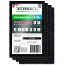 Activated Carbon Pre-Cut Pre-Filter — Replacement for GermGuardian Filter E (4-Pack, Made in USA) - 1 Quantity