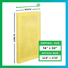 14x30 Carbon Air Cleaner Replacement Pads MERV 13 (4-Pack) - 1 Quantity