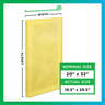 20x32 Carbon Air Cleaner Replacement Pads MERV 13 (4-Pack) - 1 Quantity