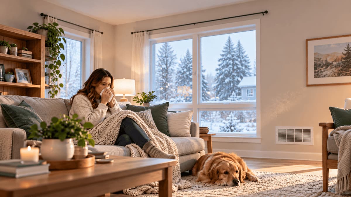 How Air Filters Help Winter Allergies: A Homeowner’s Guide