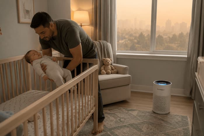 Wildfire Smoke And Babies: A Guide To Protecting Infants And Toddlers With A Nursery Clean Room Setup