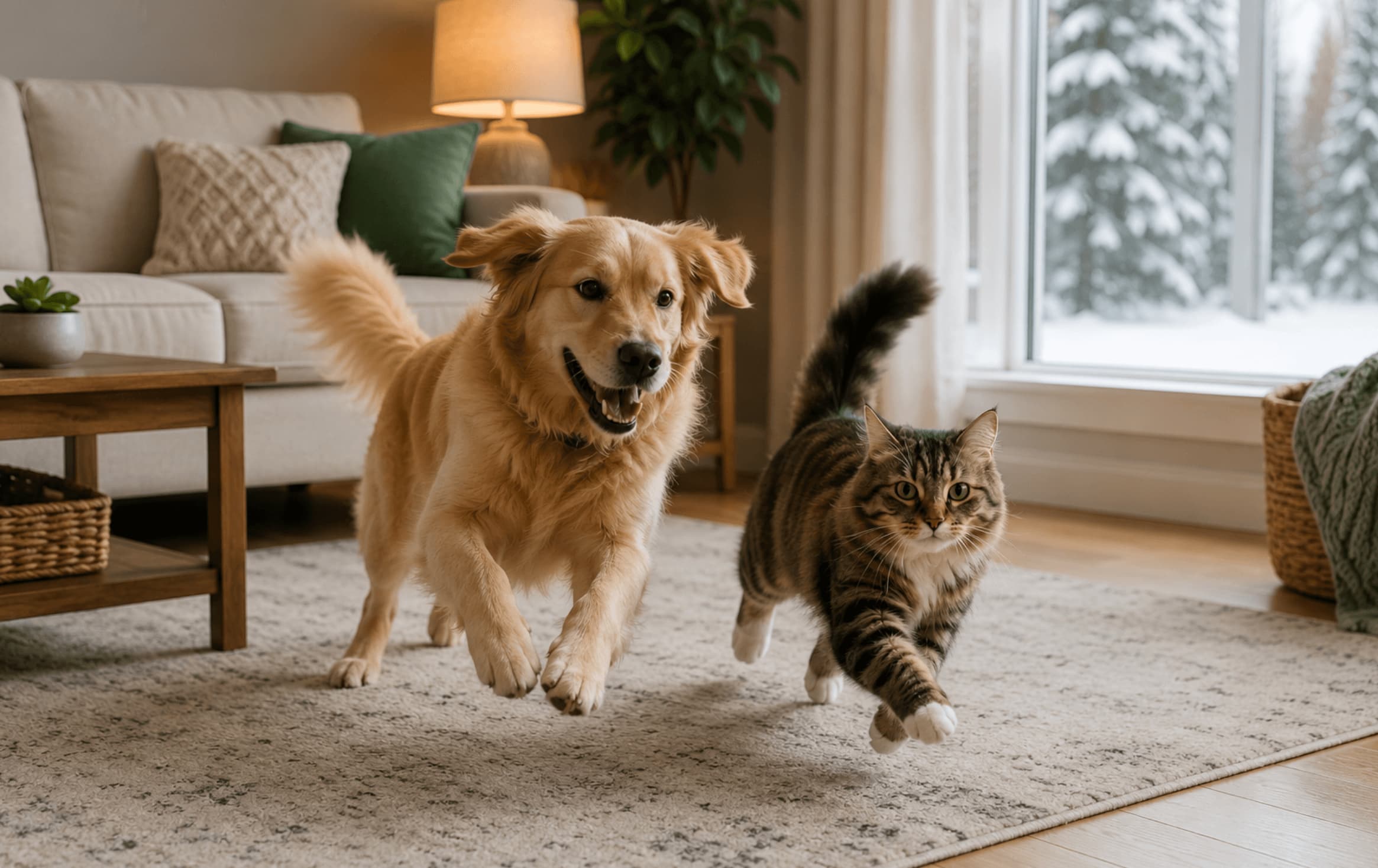 How to Keep Indoor Air Clean When You Have Pets in Winter