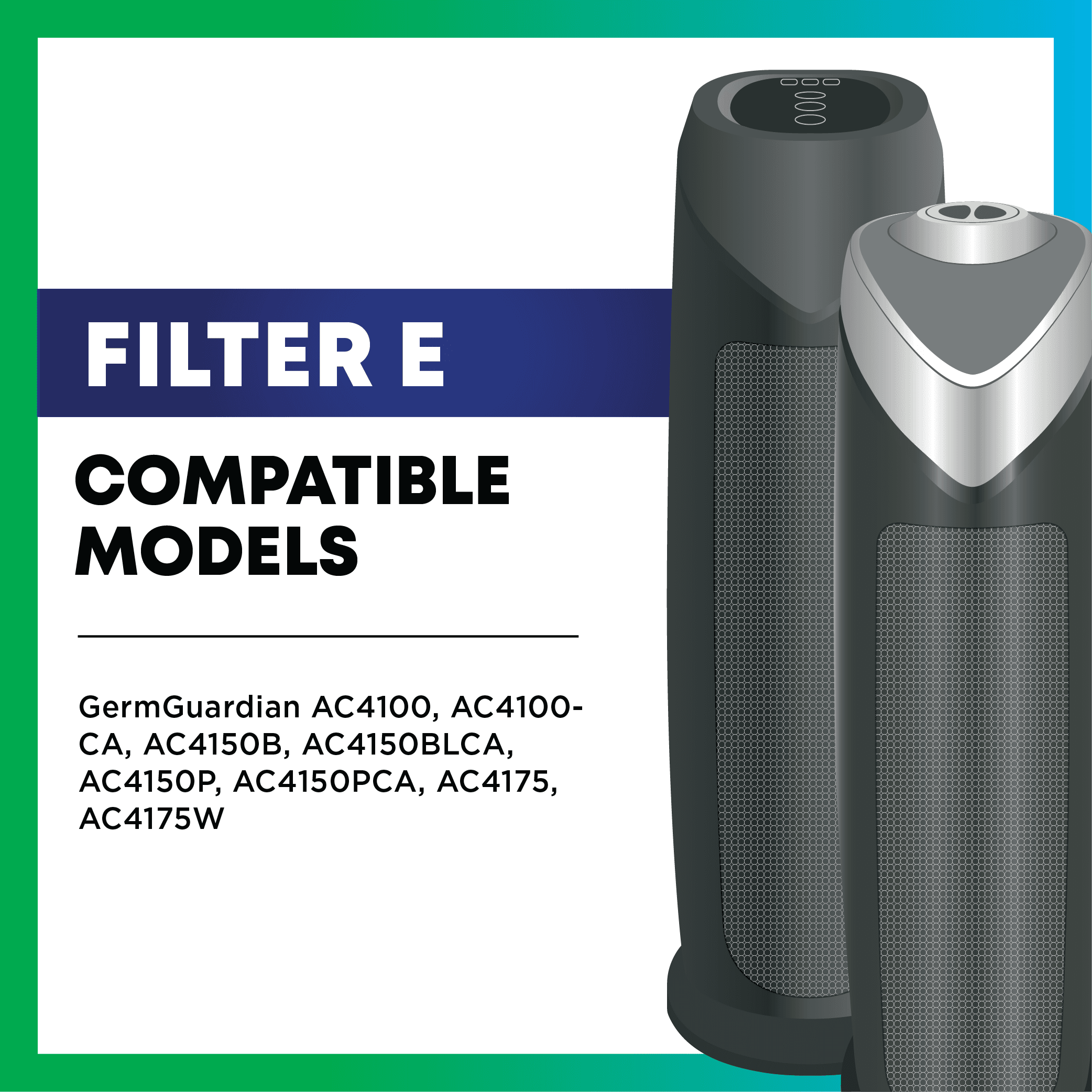 4x8 GermGuardian Replacement Air Purifier Filter - 1 Quantity