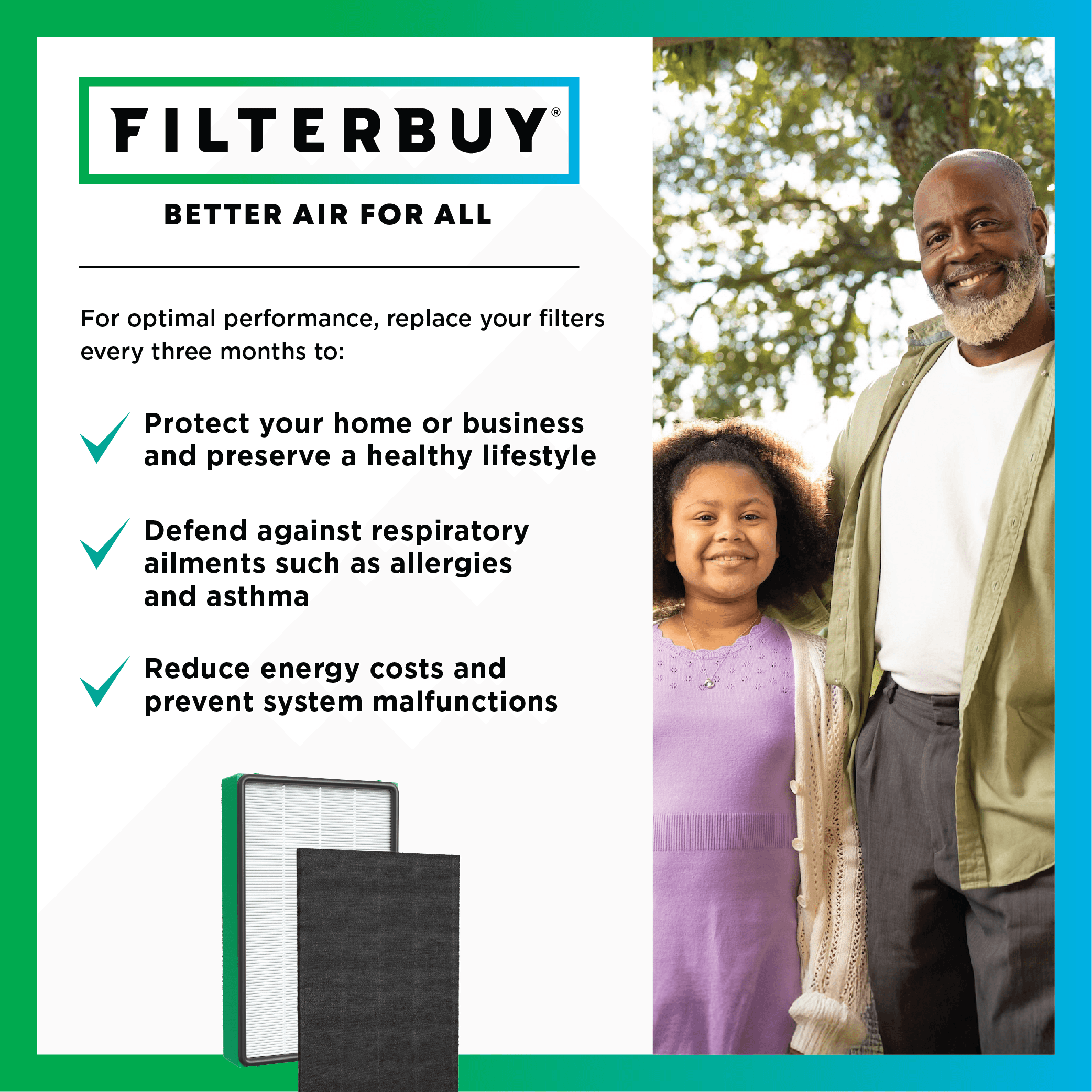 4x8 GermGuardian Replacement Air Purifier Filter - 1 Quantity