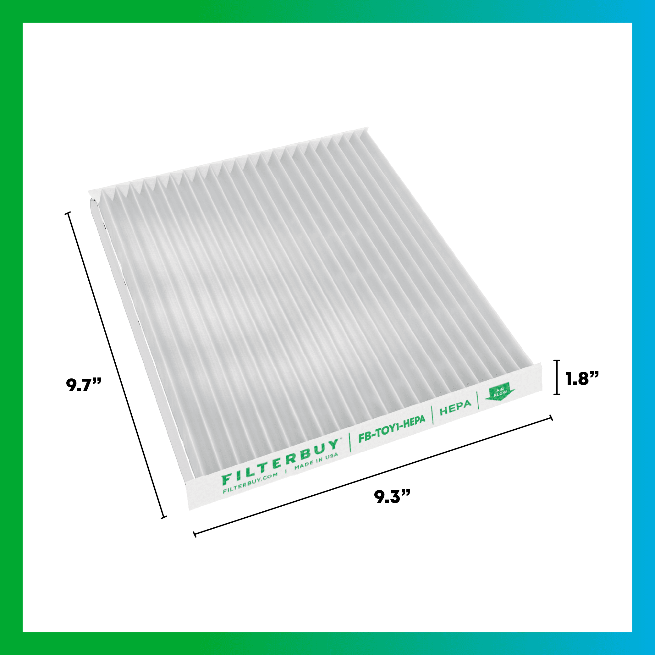 Filterbuy auto cabin filter 6055C for Subaru Outback - 1 Quantity