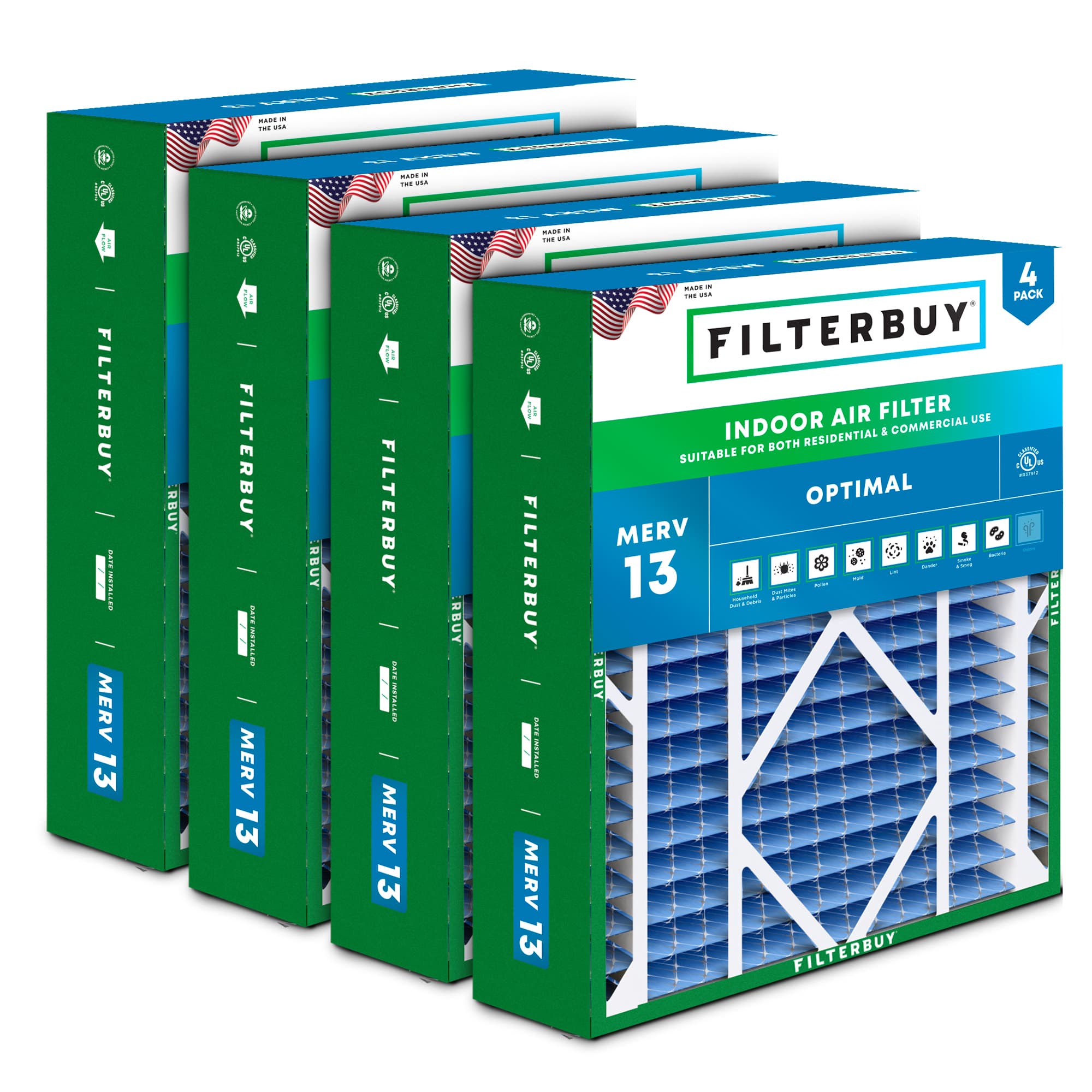 20X26X5 MERV 13 Pleated Air Filter - 6 Quantity