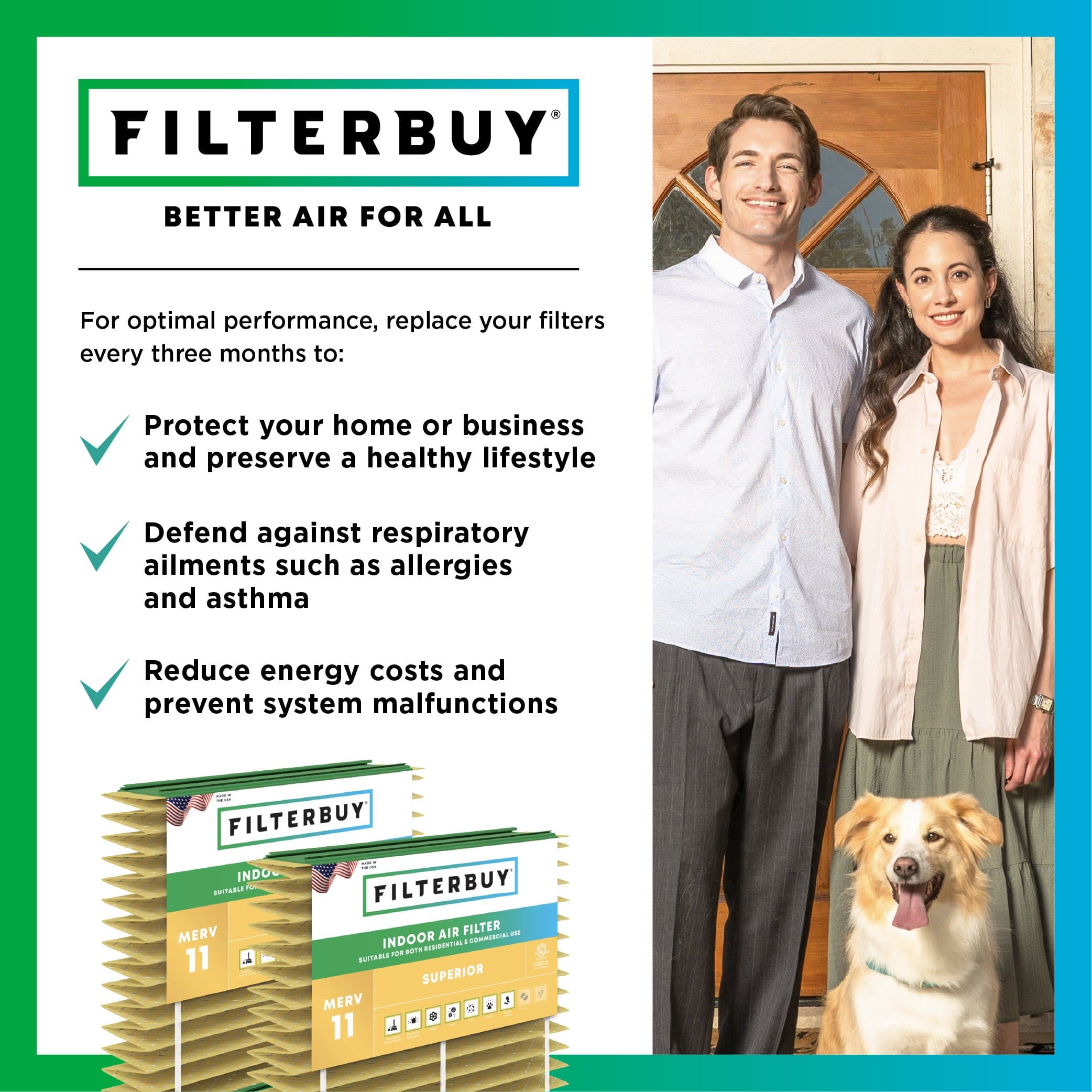25x20x4 MERV 11 Pleated Air Filter - 1 Quantity