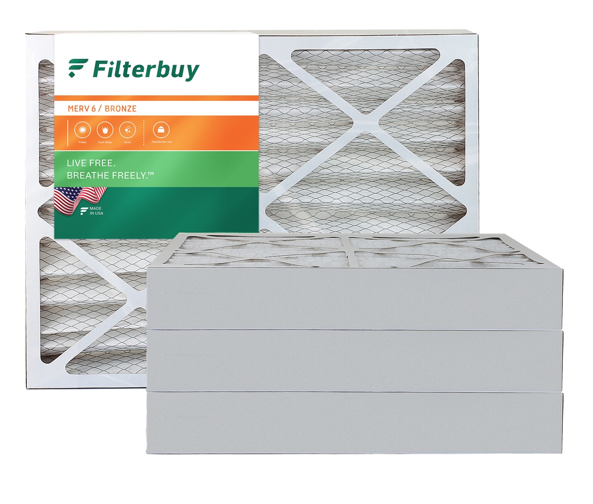 20x25x4 MERV 6 Pleated Air Filter