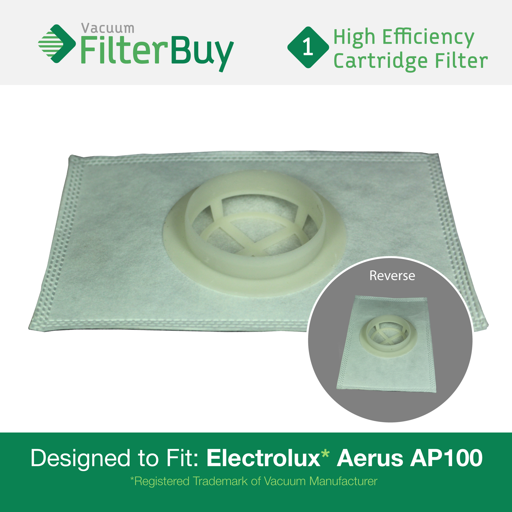 Electrolux Aerus AP100 Canister Filter, Part LE2100