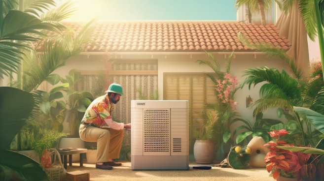 Top annual HVAC preventative maintenance care plans in Fort Lauderdale FL - View of a climate controlled Fort Lauderdale air environment after the job is done.