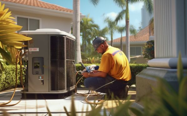 Top annual HVAC preventative maintenance care plans in Jupiter FL - View of a climate controlled Jupiter air environment after the job is done.