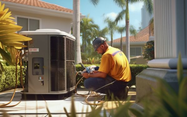Top annual HVAC preventative maintenance care plans in Miami Beach FL - View of a climate controlled Miami Beach air environment after the job is done.
