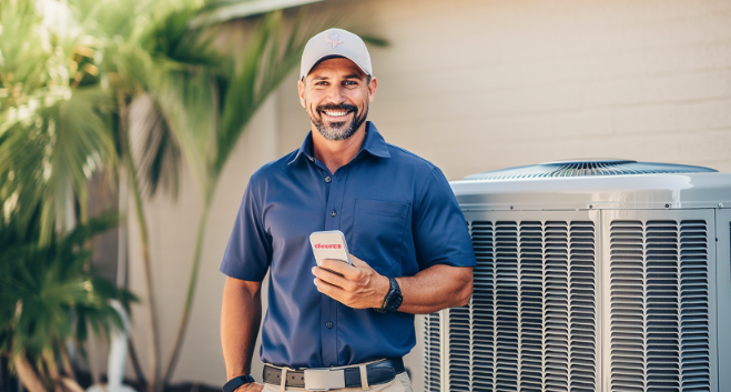 Top annual HVAC preventative maintenance care plans in Miami-Shores FL - View of a climate-controlled Miami-Shores air environment after the job is done.