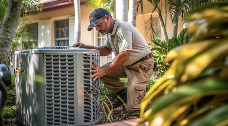 Top annual HVAC preventative maintenance care plans in Pompano Beach FL - View of a climate controlled Pompano Beach air environment after the job is done.