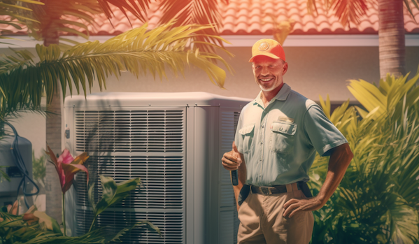 Top annual HVAC preventative maintenance care plans in Vero Beach FL - View of a climate controlled Vero Beach air environment after the job is done.