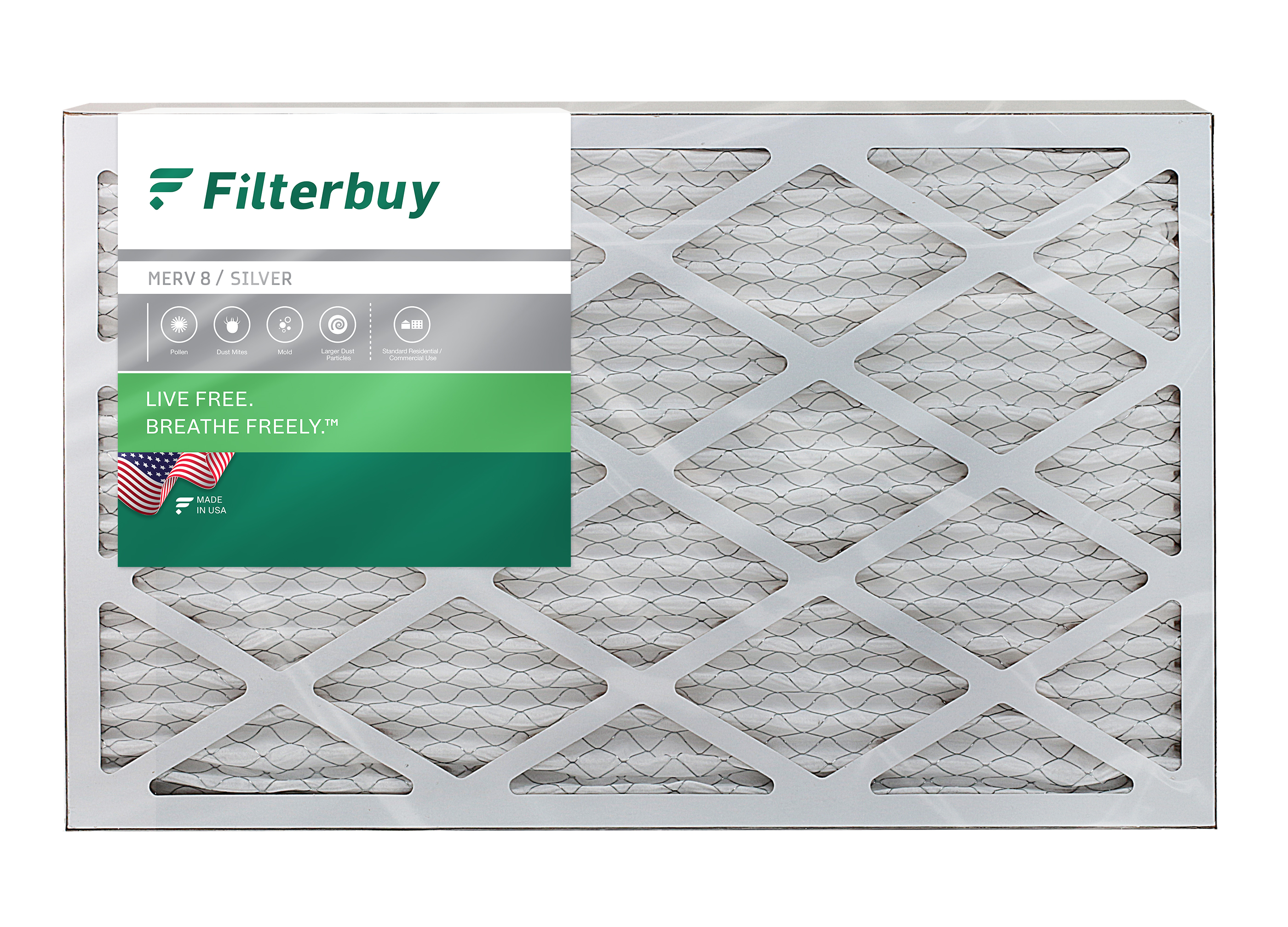 Case of 12 12x25x1 Synthetic Pleated Air Filter MERV 8 