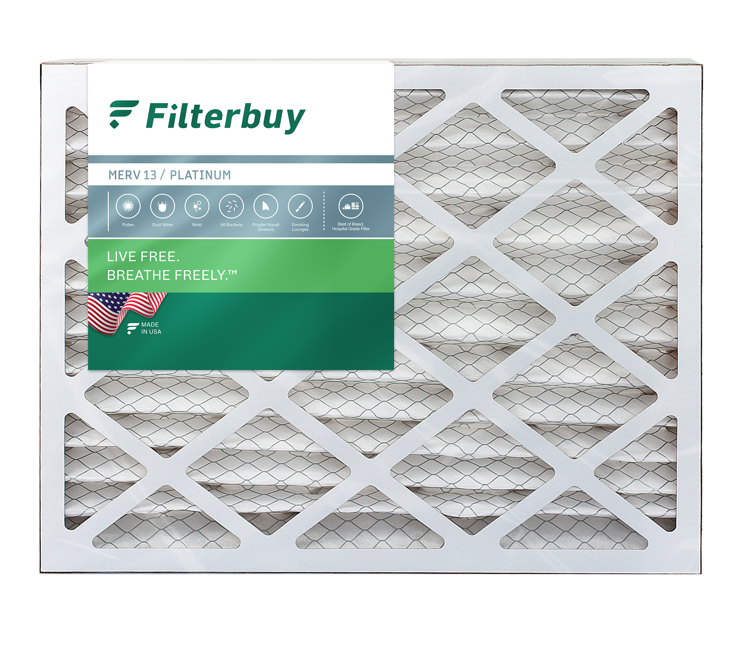 Replacement For Honeywell 20x20x4 MERV 13 Air Filter 3 Pack 