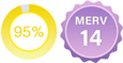 MERV 14 Badge