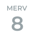 MERV 8 Badge Small